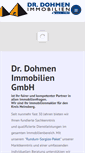 Mobile Screenshot of dohmen-immobilien.de